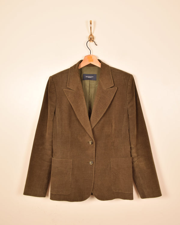 Burberry Vintage Woman Corduroy Blazer (L)