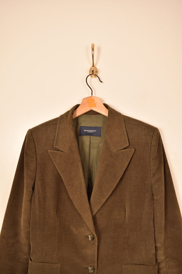 Burberry Vintage Woman Corduroy Blazer (L)