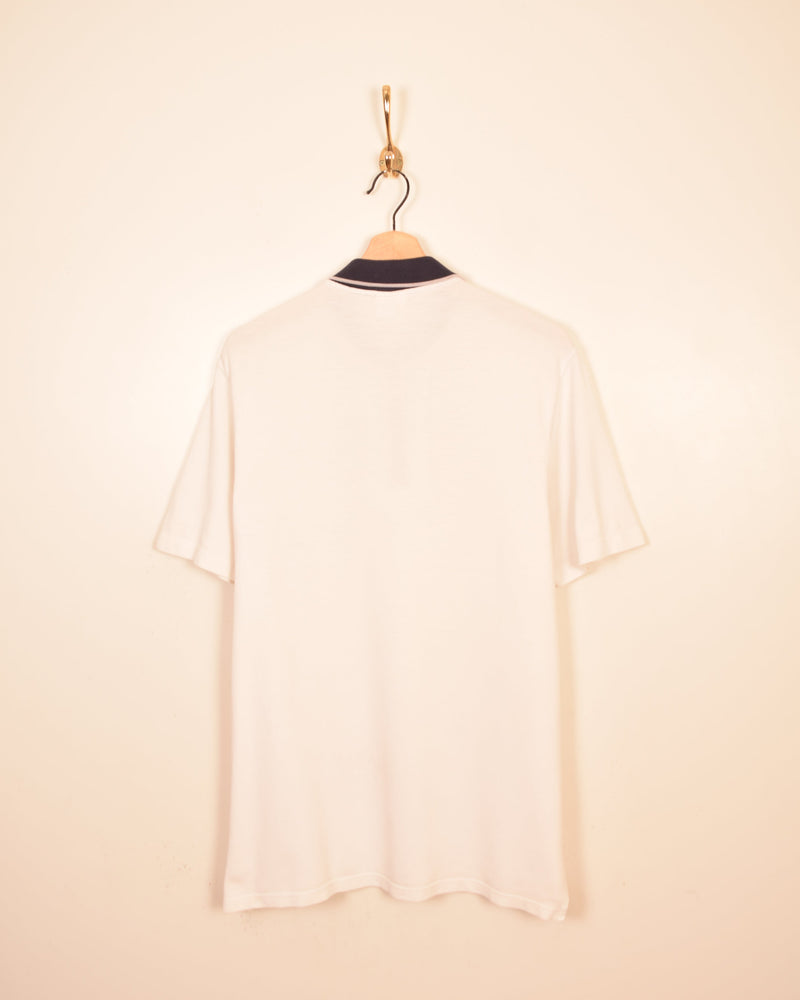 Lacoste Vintage Zip Polo Shirt (L)