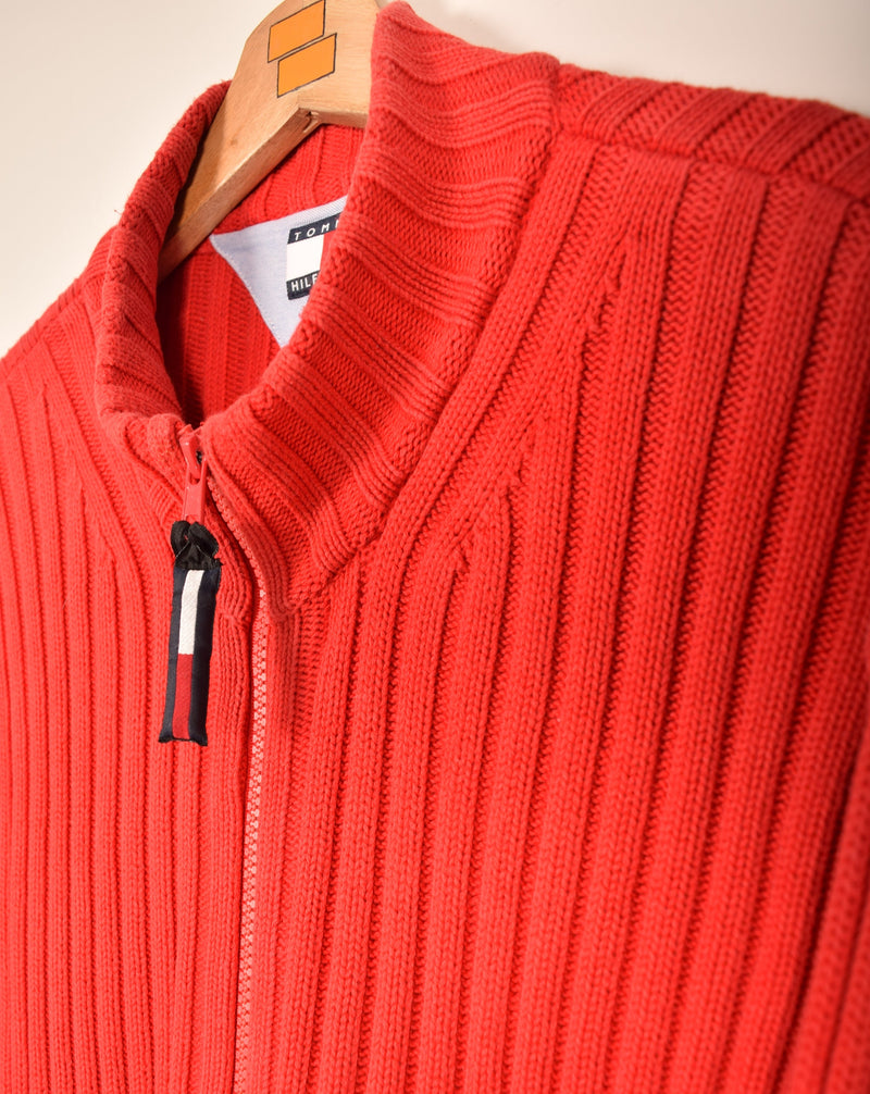 Tommy Hilfiger Vintage Knitted Zip Sweater (M)