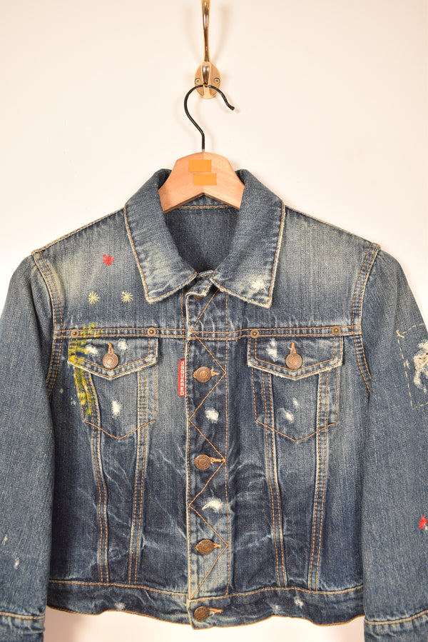 Dsquared2 Cropped Denim Woman Jacket (S)