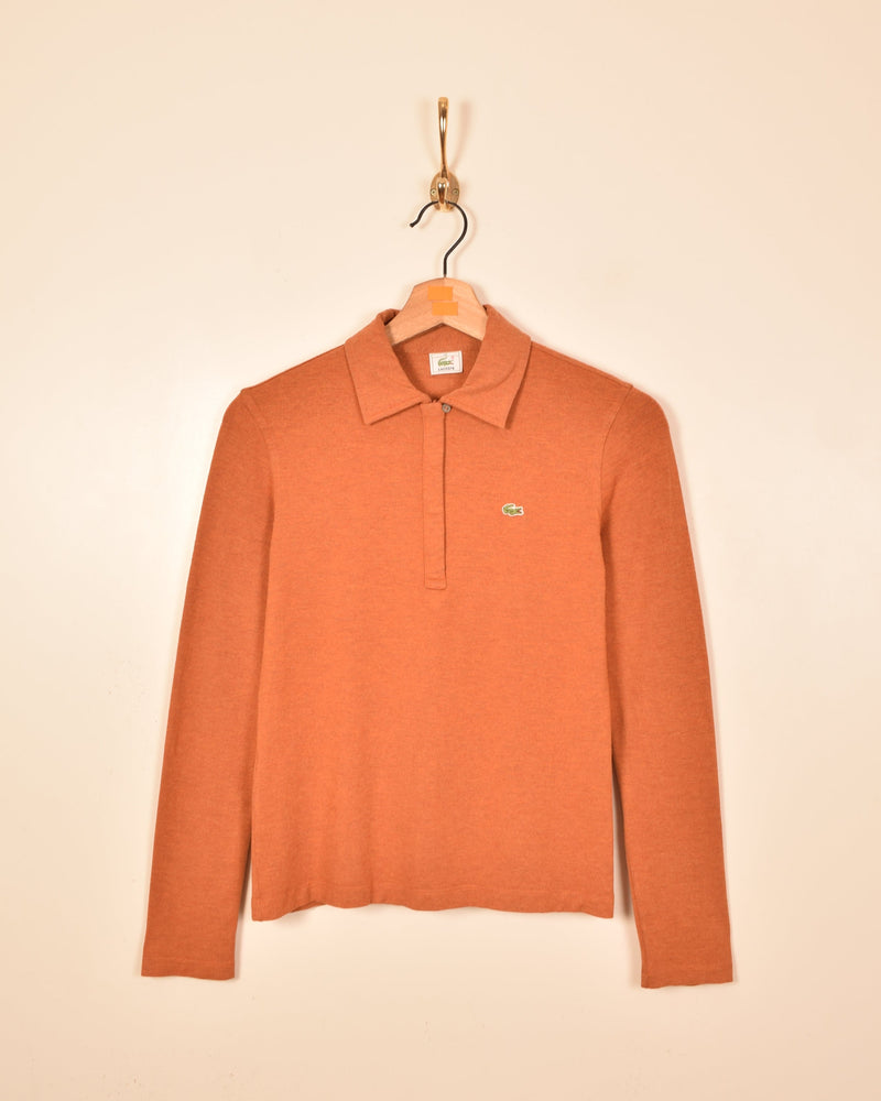 Lacoste Vintage Woman Long Sleeve Polo Shirt (S)