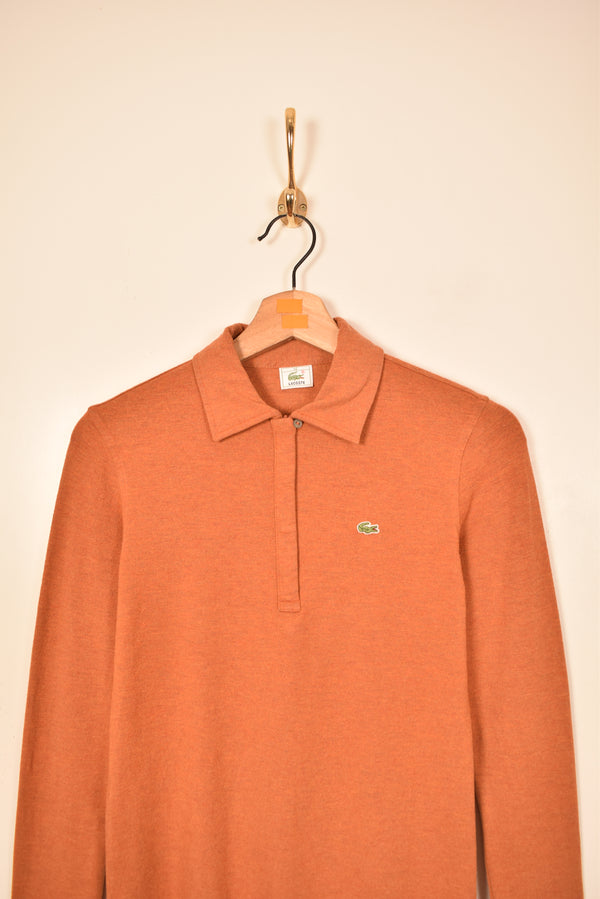 Lacoste Vintage Woman Long Sleeve Polo Shirt (S)