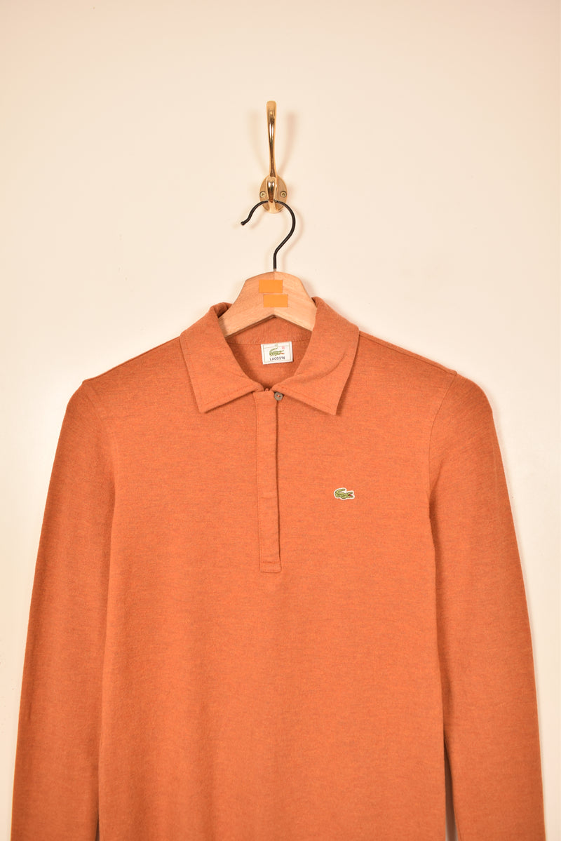 Lacoste Vintage Woman Long Sleeve Polo Shirt (S)