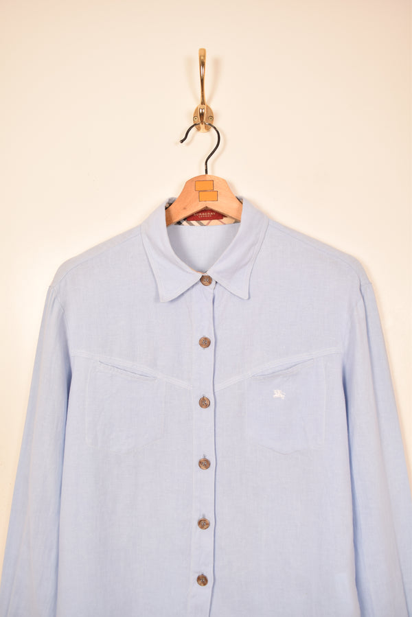 Burberry Vintage Woman Linen Shirt (L)