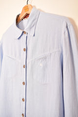 Burberry Vintage Woman Linen Shirt (L)