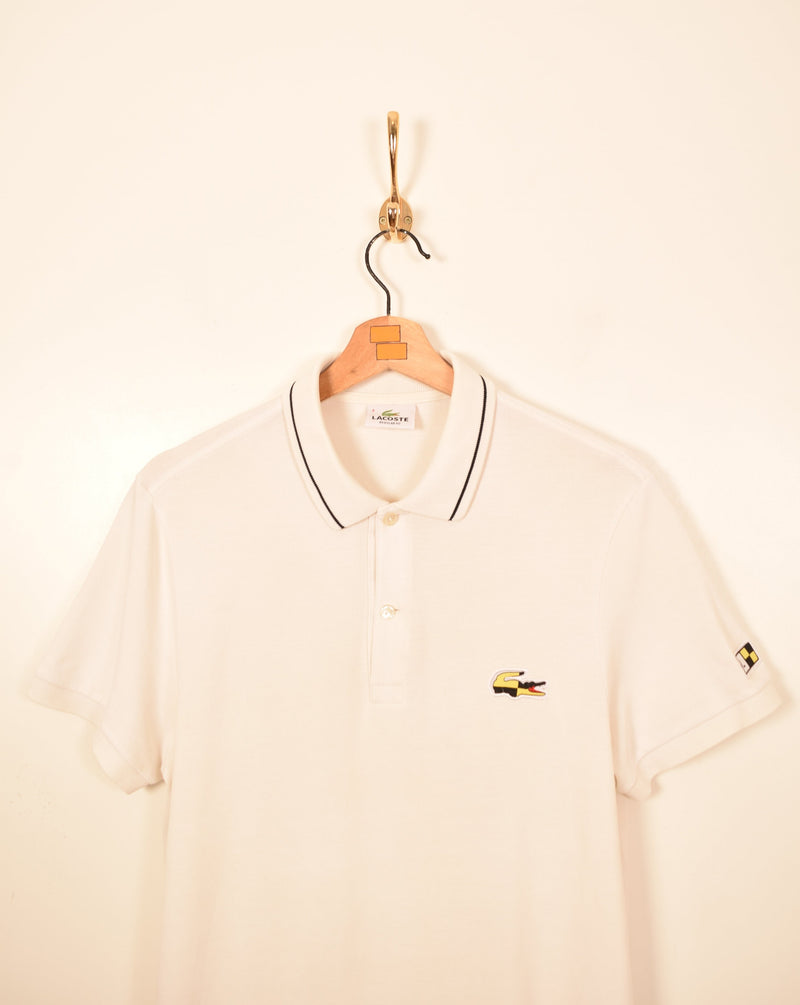 Lacoste Vintage Nautical Flag Polo Shirt (S)
