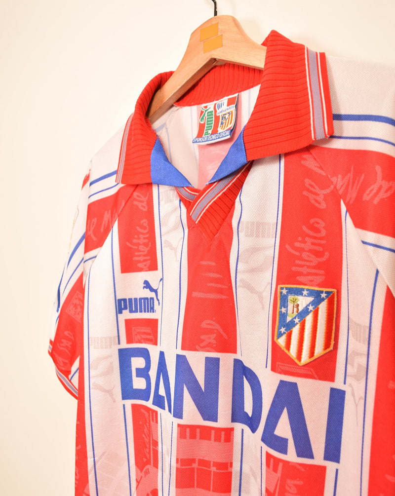1996/1997 Atletico De Madrid Home Shirt (L)