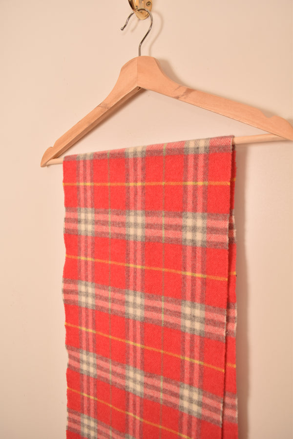 Burberry Vintage Fuchsia Nova Check Scarf