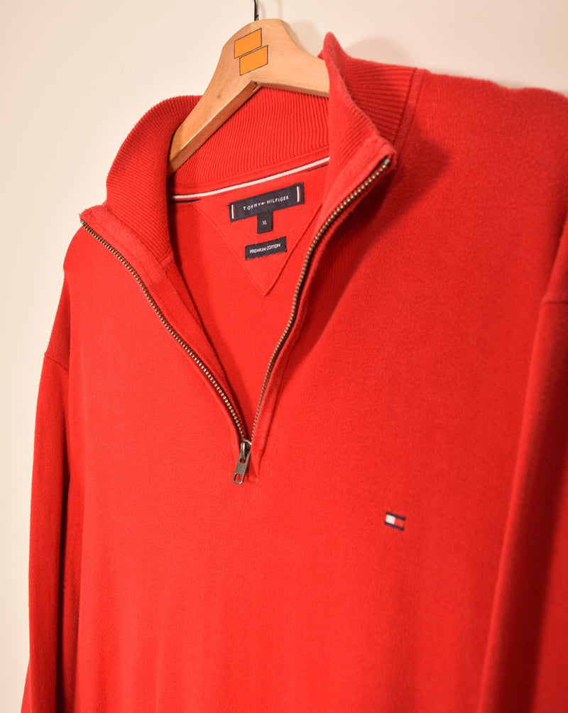 Tommy Hilfiger Vintage Half Zip Sweater (XL)