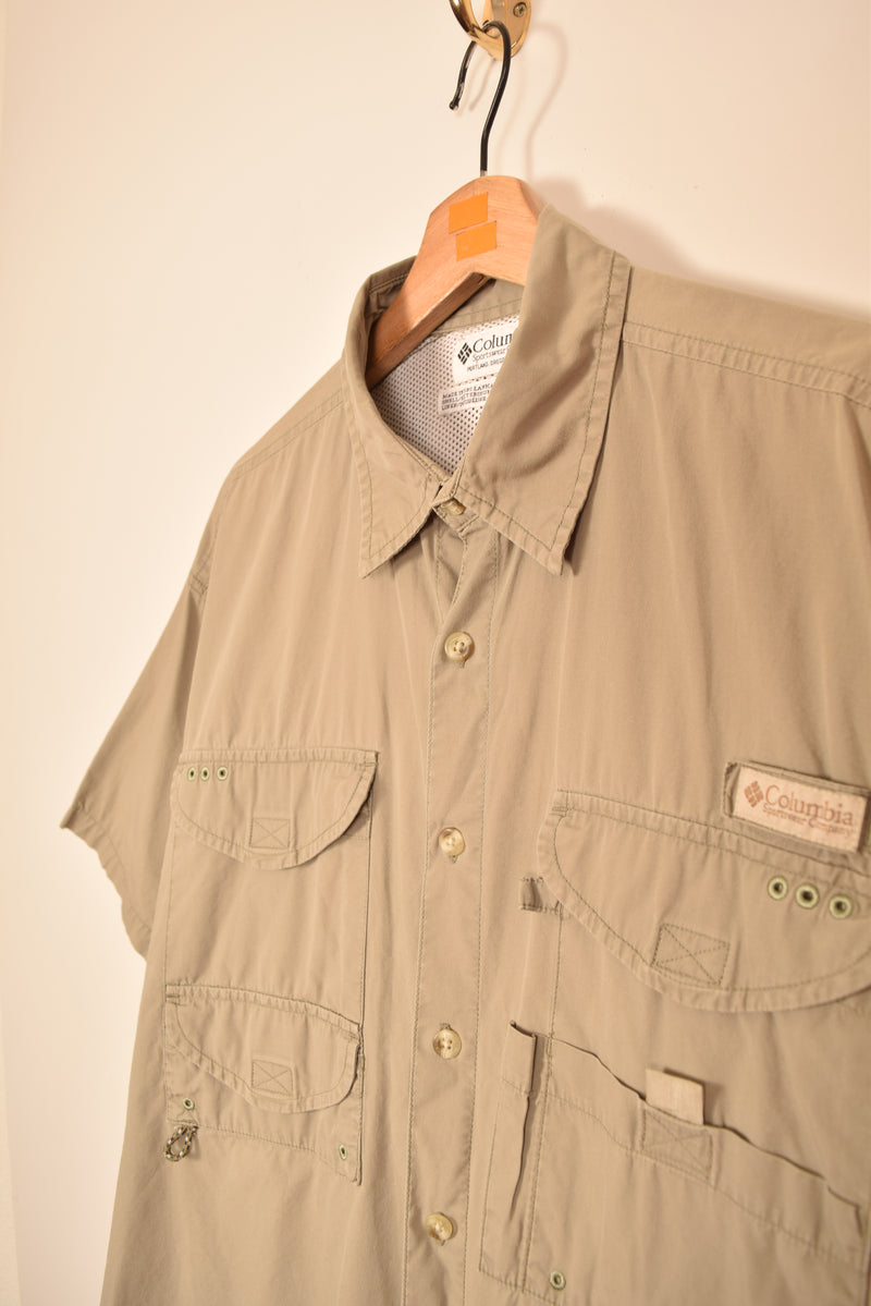 Columbia Vintage PFG Short Sleeve Shirt (L)