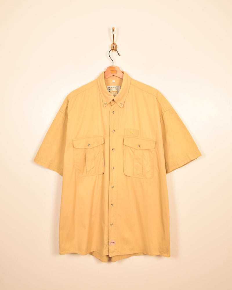 Camel Adventure Vintage Short Sleeve Shirt (XL)