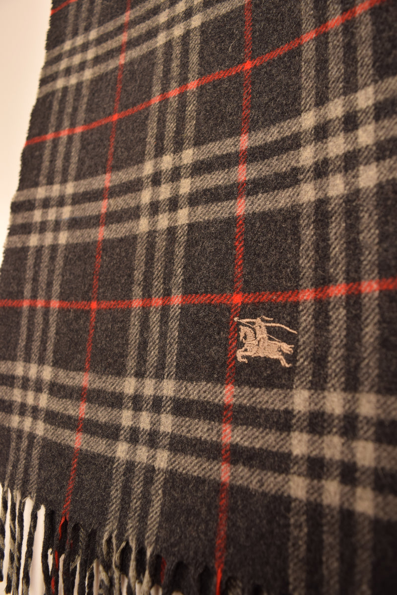 Burberry Dark Grey Scarf