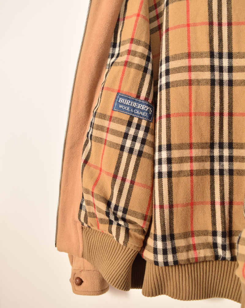 Burberry Vintage Nova Check Bomber Jacket (L)