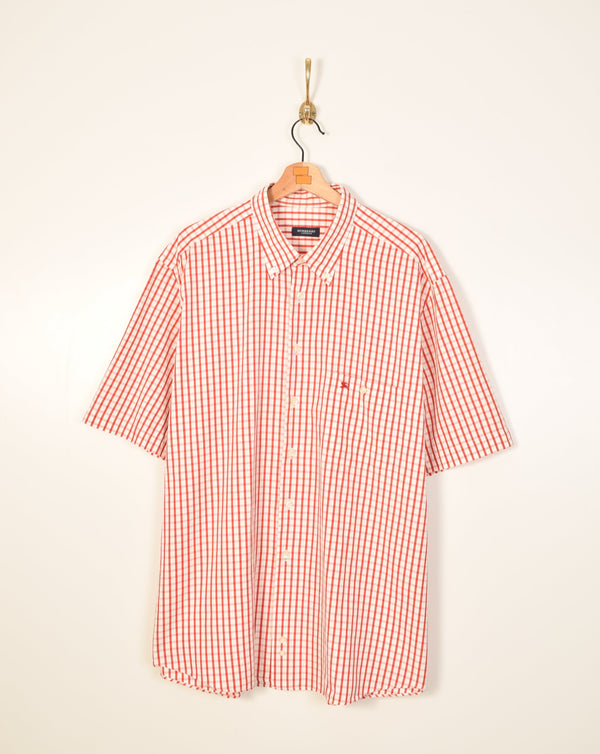 Burberry Vintage Short Sleeve Shirt (XXL)