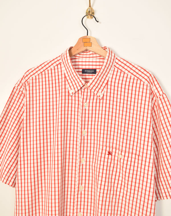 Burberry Vintage Short Sleeve Shirt (XXL)