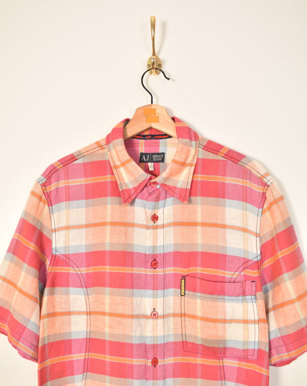 Armani Jeans Vintage Short Sleeve Shirt (M)